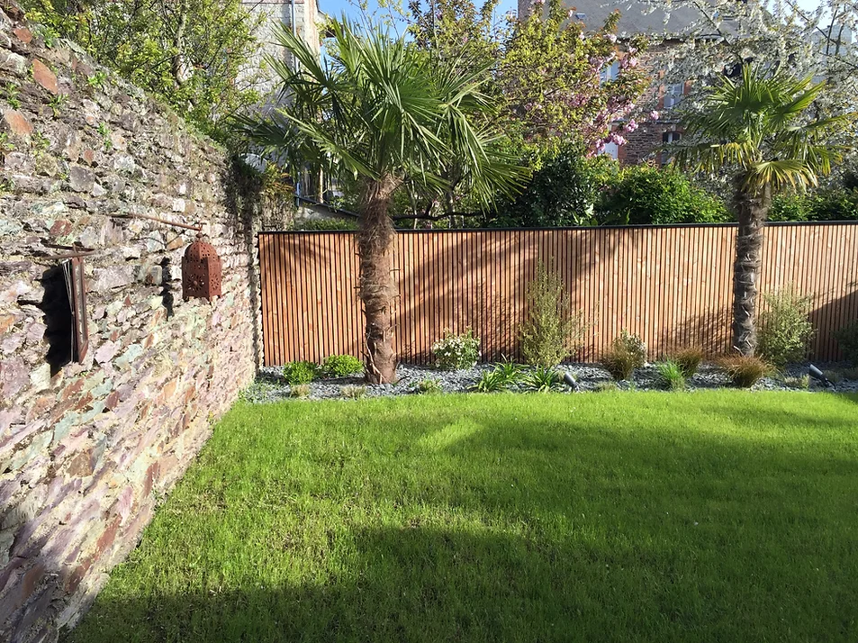clôture jardin-Bain de Bretagne